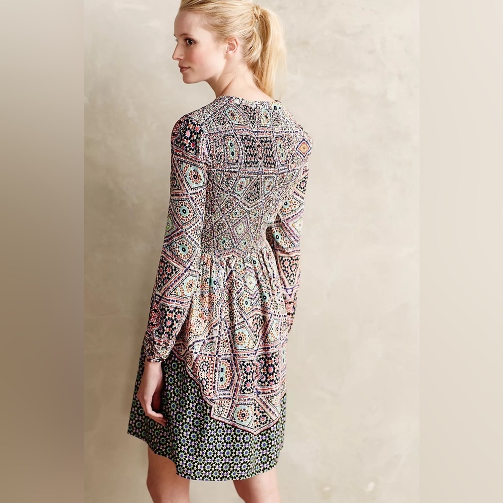 Anthropologie Tiled Amethyst Dress size S - Picture 4 of 8
